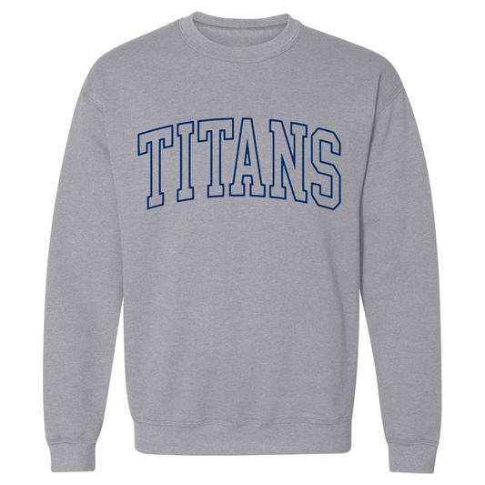 AW Titans Varsity on Gray - Several Styles to Choose From!