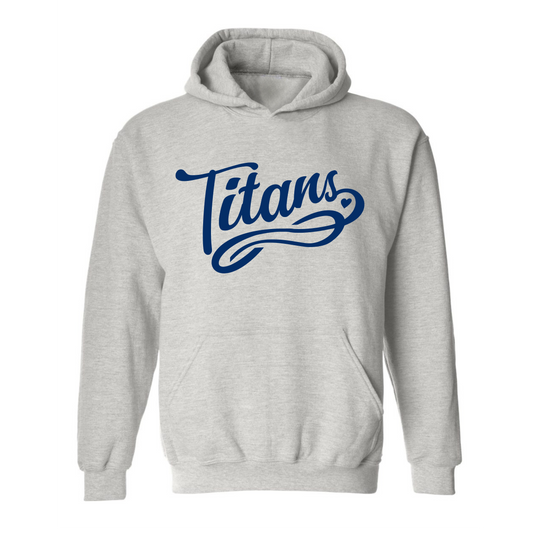 AW Titans Heart on Ash Gray- Several Styles to Choose From!