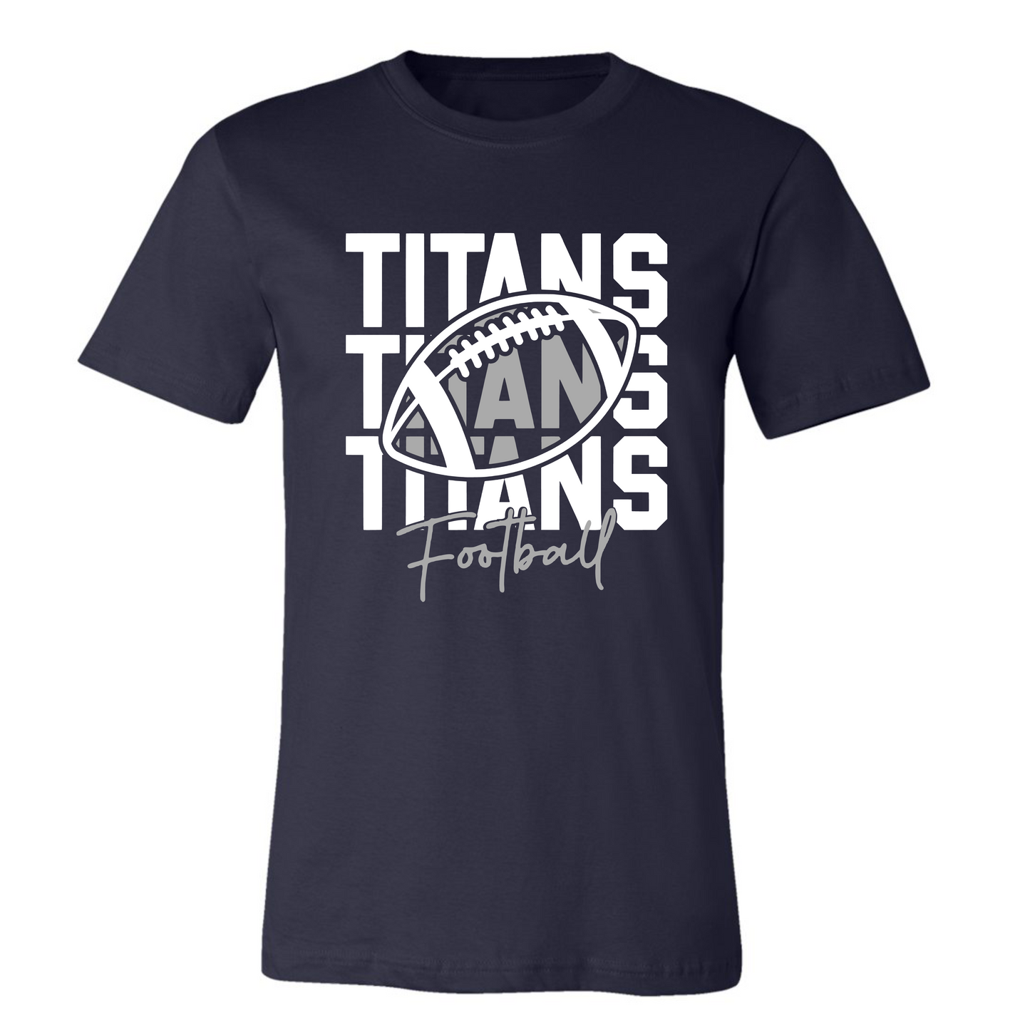 AW Titans Football on Navy - Several Styles to Choose From!