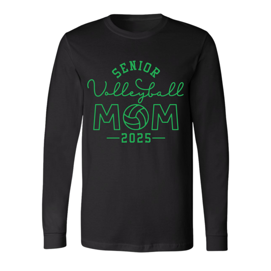 Geese Senior Volleyball Mom on Black- Several Styles to Choose From!