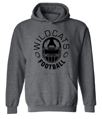 Wildcats Football on Deep Heather - Several Styles to Choose From!