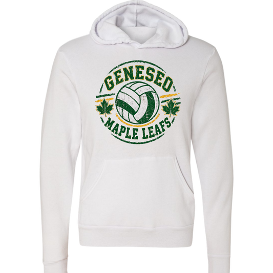 Geneseo Leafs Volleyball on White- Several Styles to Choose From!