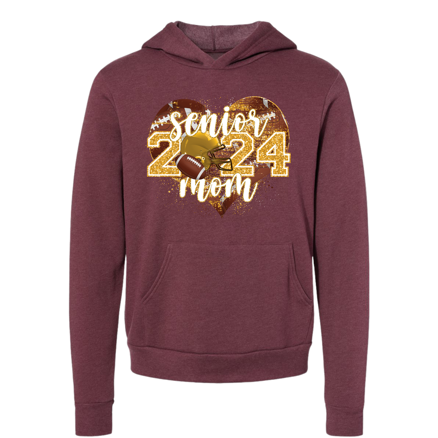 R/W - Football Mom 2024 on Maroon- Several Styles to Choose From!