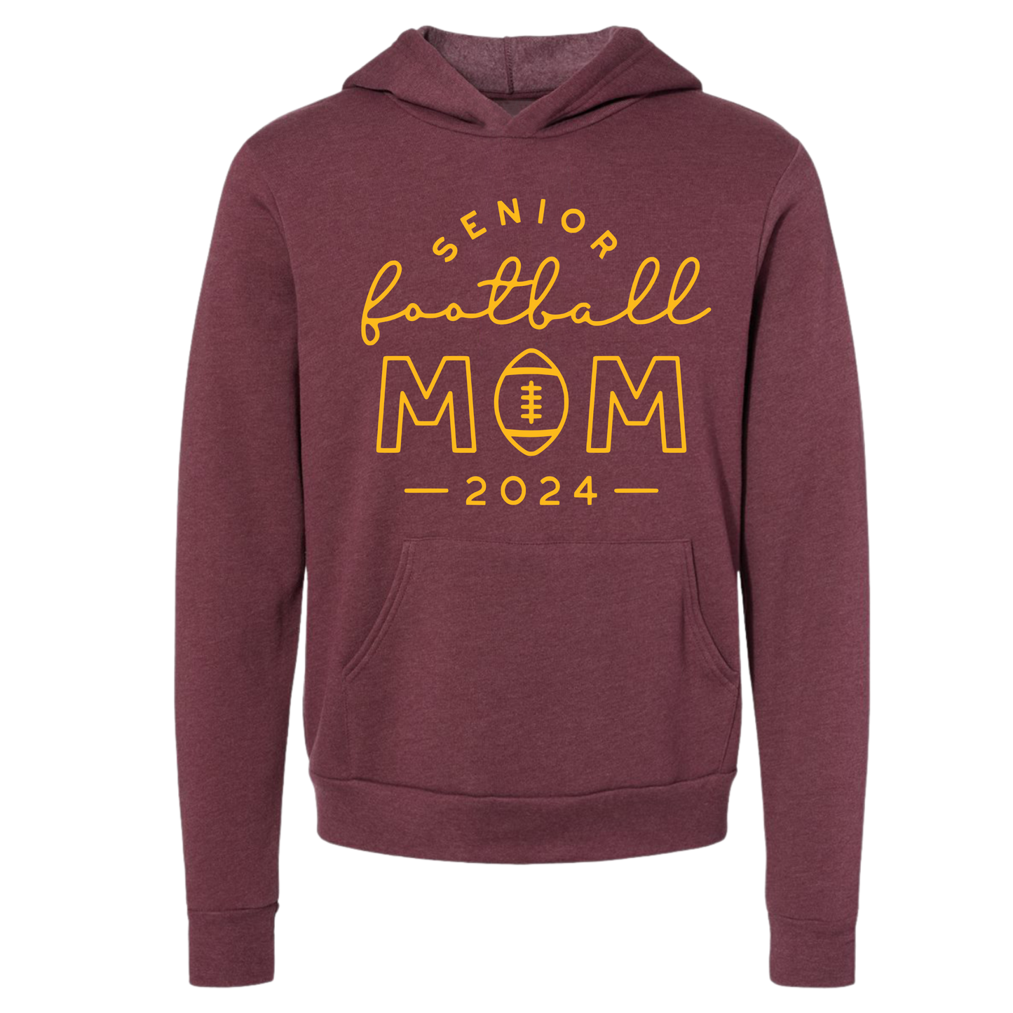 R/W - Senior Football Mom on Maroon- Several Styles to Choose From!