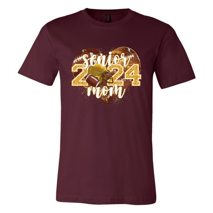 R/W - Football Mom 2024 on Maroon- Several Styles to Choose From!