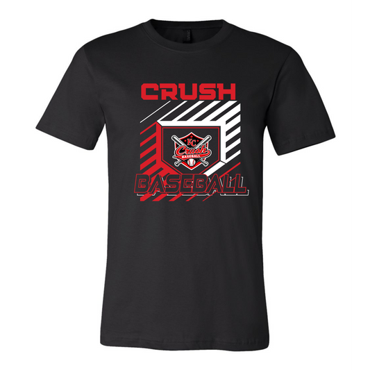 Crush Baseball Graphic on Black- Several Styles to Choose From!