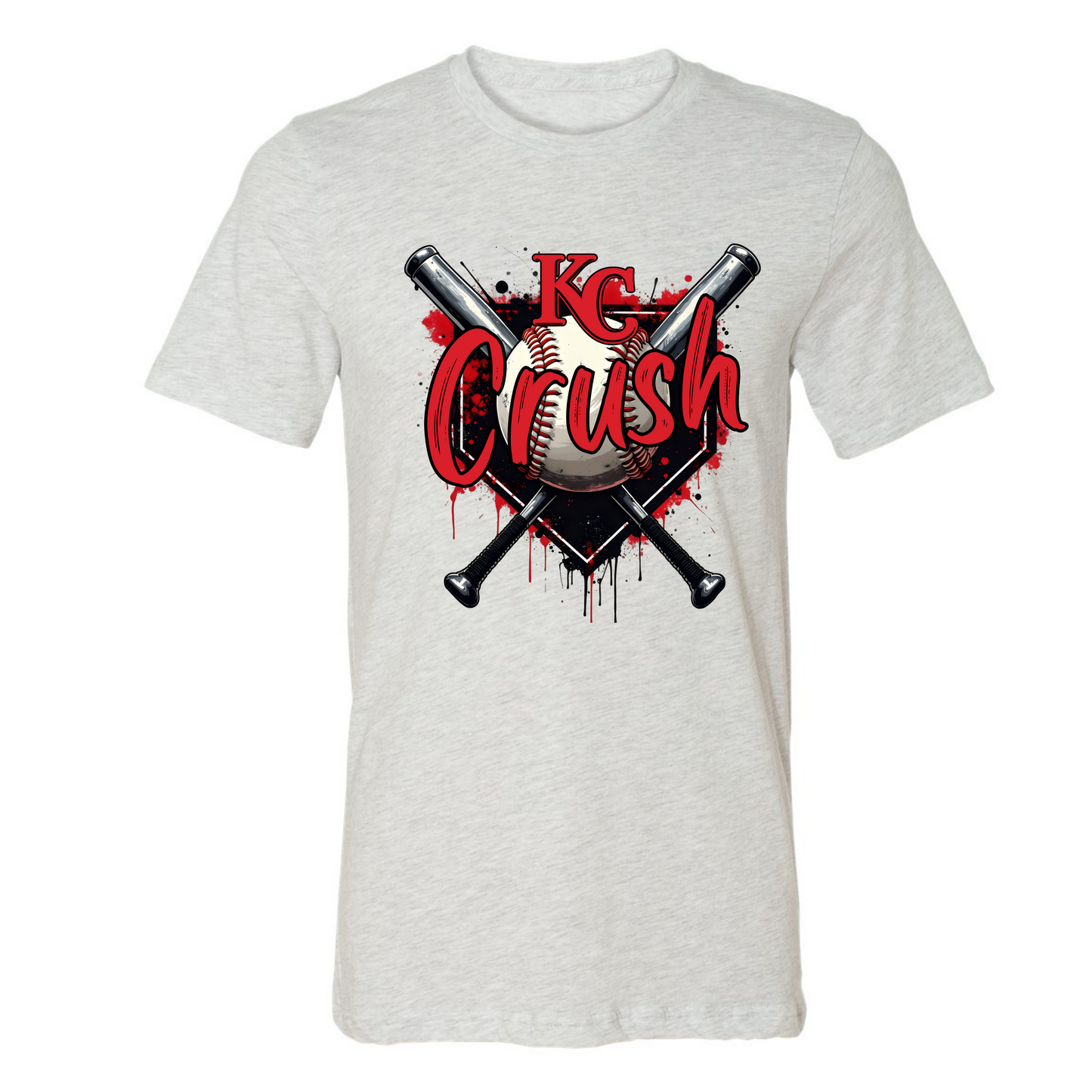 KC Crush Splatter on Ash Gray- Several Styles to Choose From!