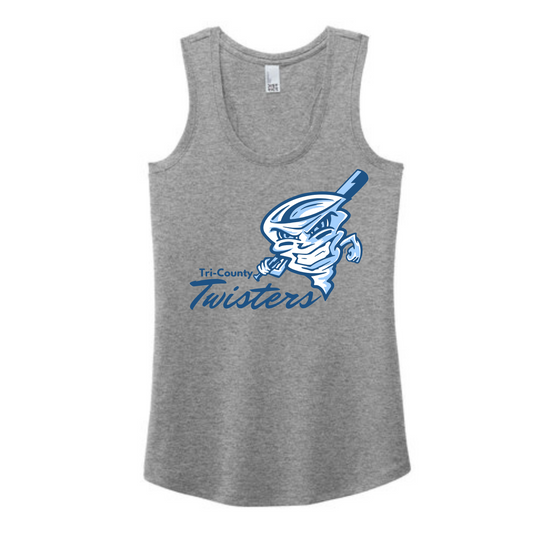 Tri-County Twisters on Gray- Women’s Perfect Tri Racerback Tank- Recommend Size UP one for relaxed fit