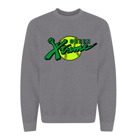 Green Xtreme Logo on Deep Heather Gray- Several Styles to Choose From!
