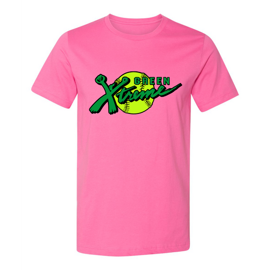 Green Xtreme Logo on Pink- Several Styles to Choose From!
