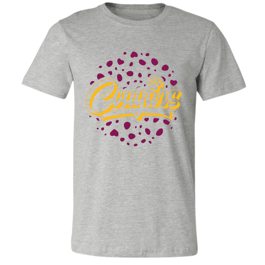 Cougars Circle on Light Gray- Several Styles to Choose From!