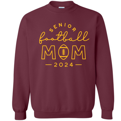 R/W - Senior Football Mom on Maroon- Several Styles to Choose From!