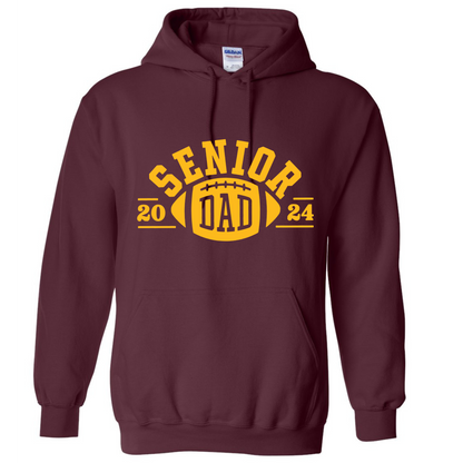 R/W - Senior Dad 2024 on Maroon- Several Styles to Choose From!