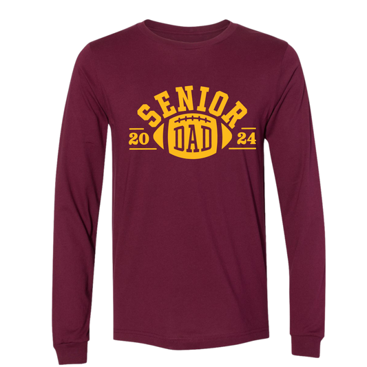 R/W - Senior Dad 2024 on Maroon- Several Styles to Choose From!