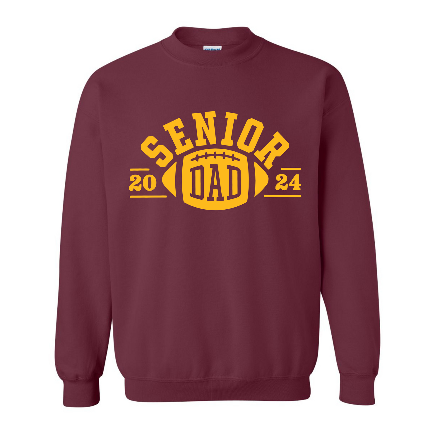 R/W - Senior Dad 2024 on Maroon- Several Styles to Choose From!