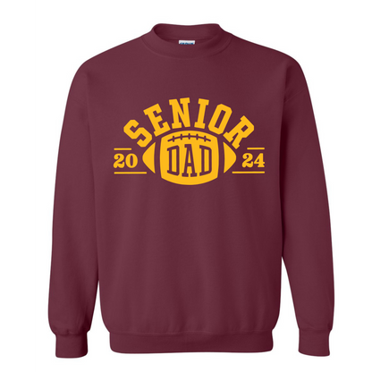 R/W - Senior Dad 2024 on Maroon- Several Styles to Choose From!