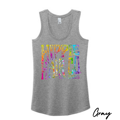 Hippie Hair Co. in Tie Dye Print- Tank Top