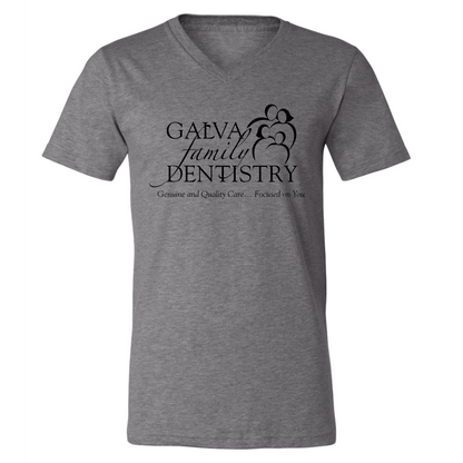 Galva Family Dentistry- Black Print- You pick the style and color of the top!