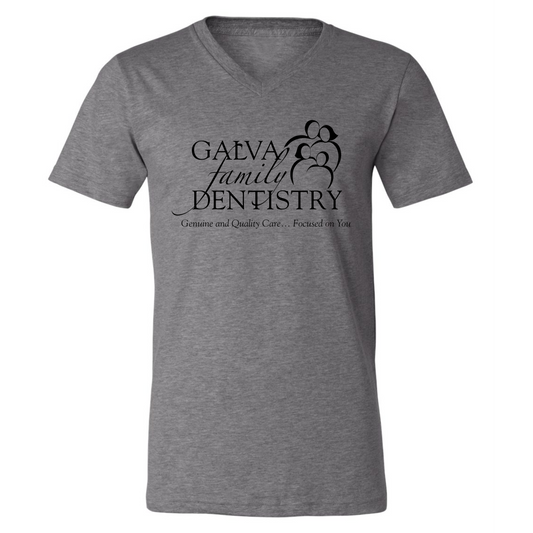 Galva Family Dentistry- Black Print- You pick the style and color of the top!