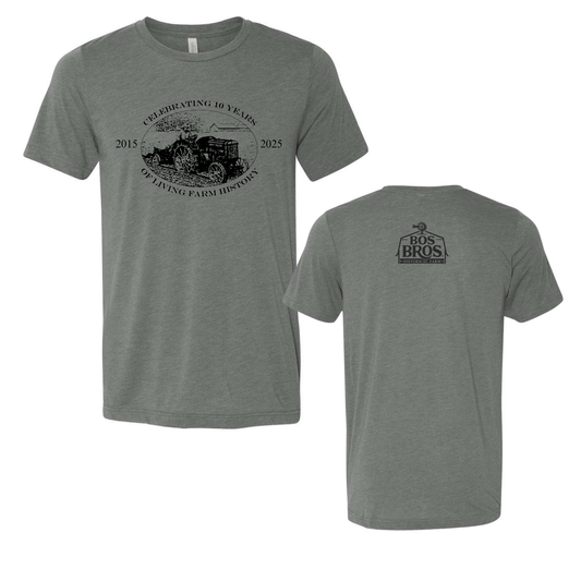 Bos Bros. 10 Year Logo on Front-You Pick the Style and Color!