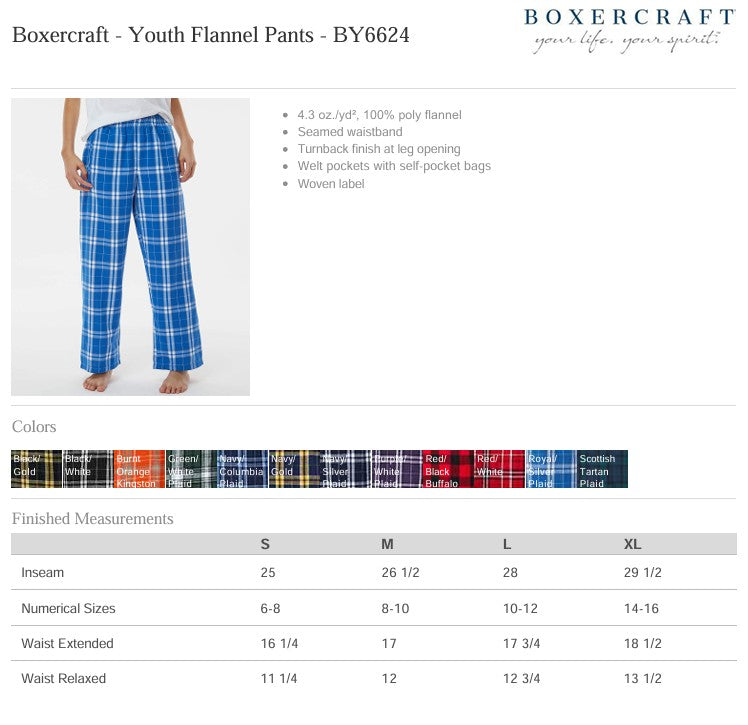 Kraken Flannel Pants-Black and White-Youth, Women's, Men's Sizing