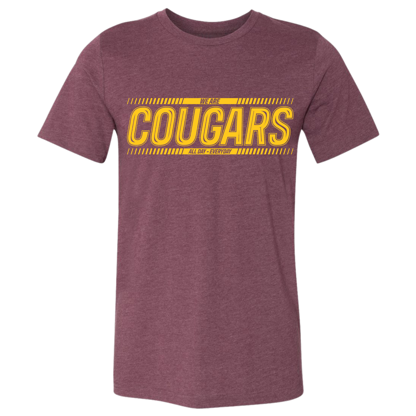 We Are Cougars- Stripe Design