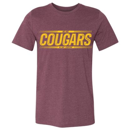 We Are Cougars- Stripe Design