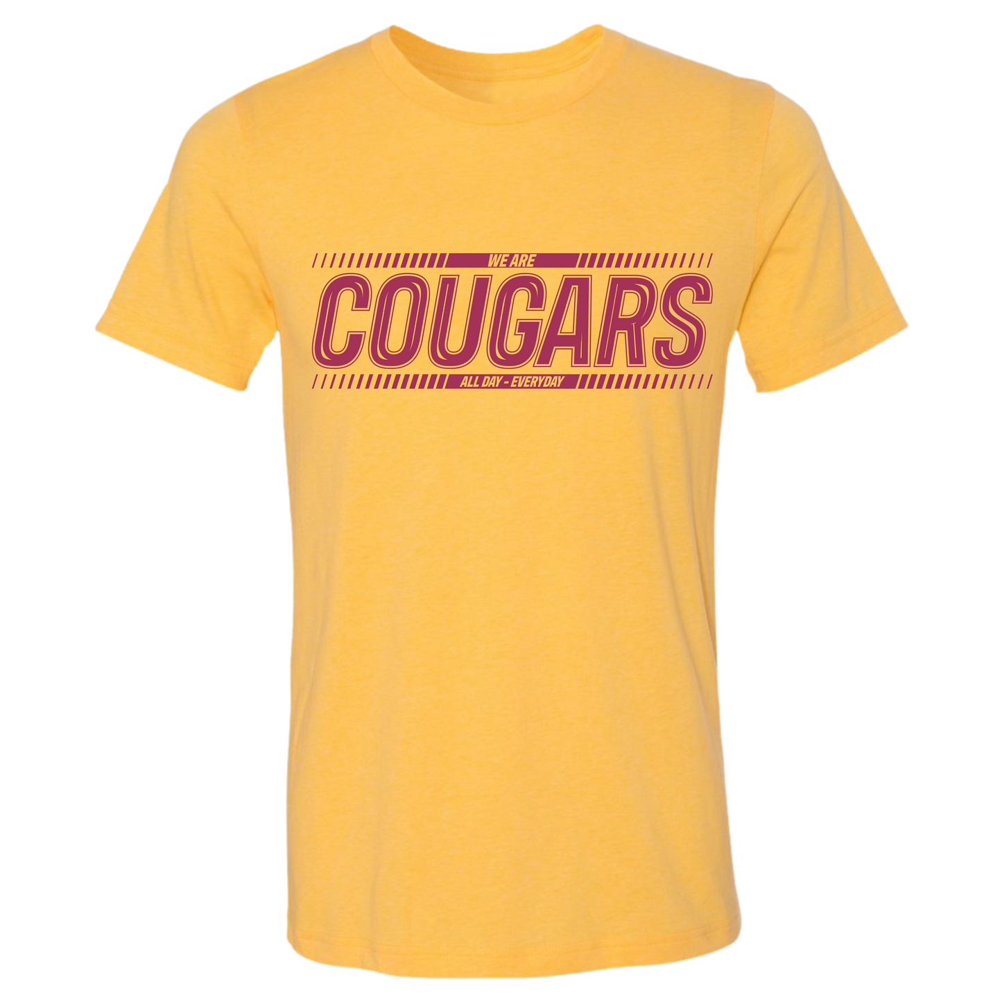 We Are Cougars- Stripe Design