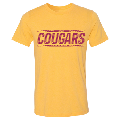 We Are Cougars- Stripe Design