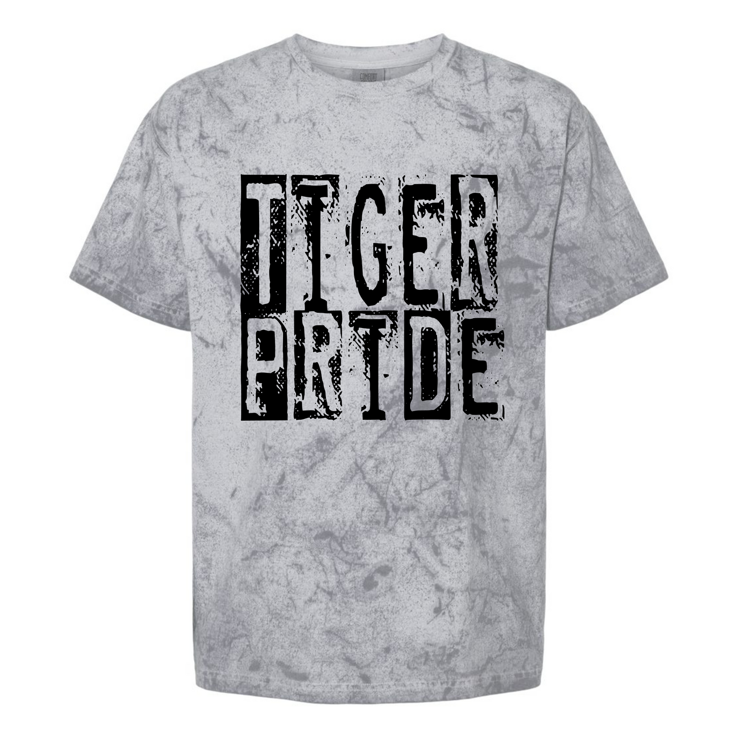 Tigers Pride on Comfort Colors Crystal Bleached