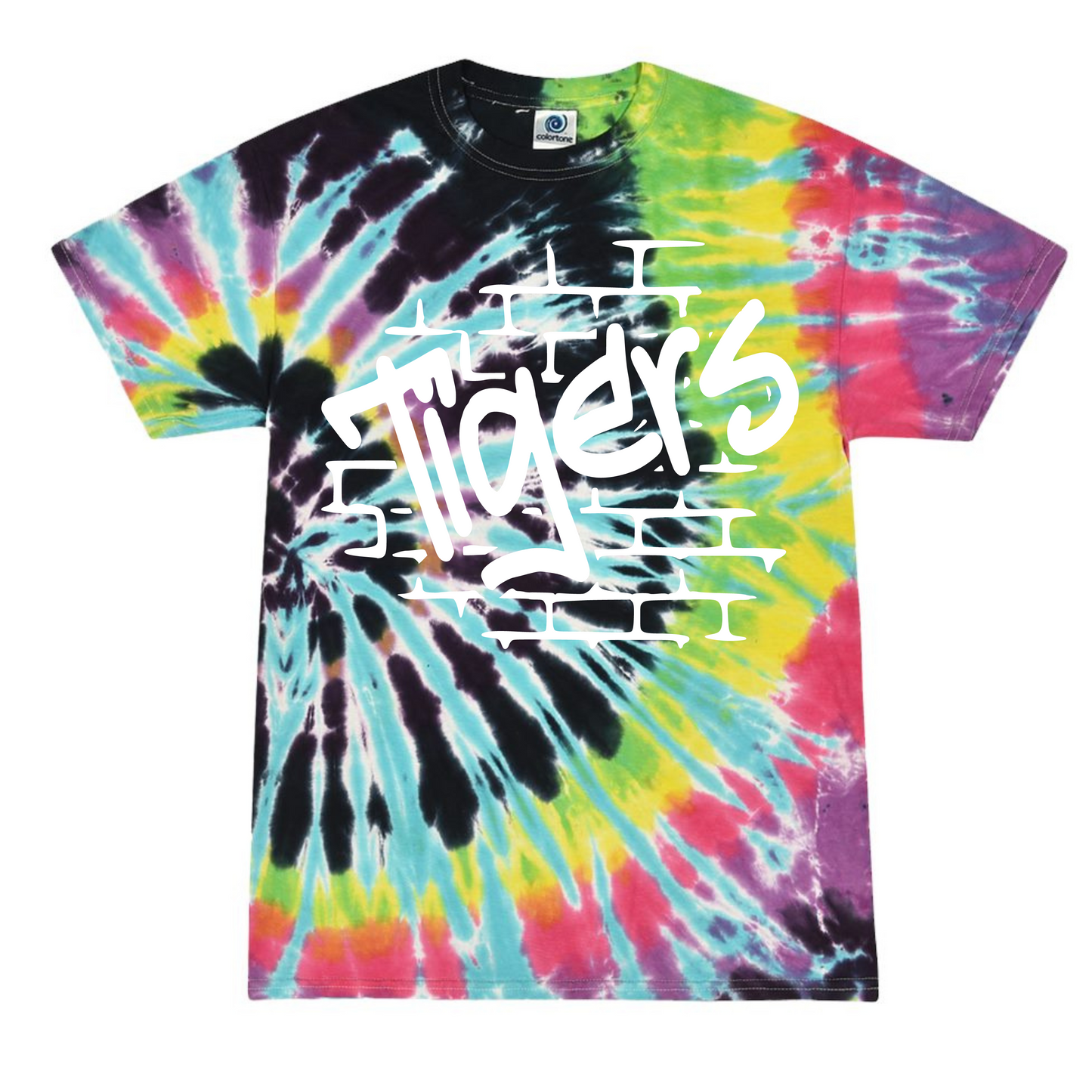 Tigers Graffiti Wall- Flashback Tie Dye- Multiple Styles!