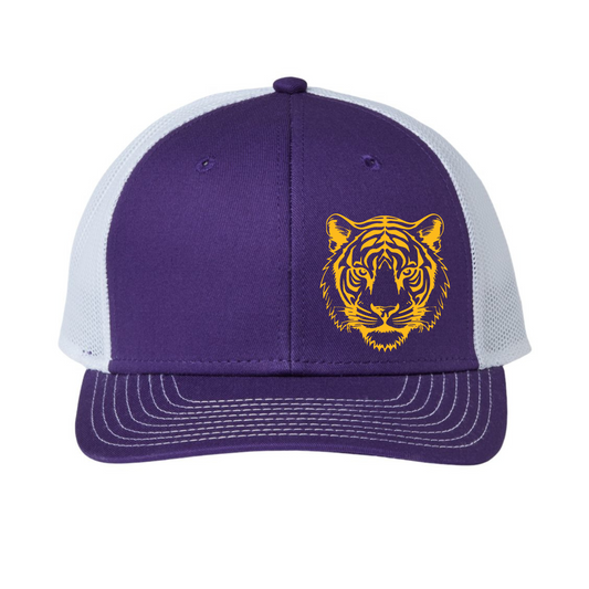 Purple Cap with Tiger Head