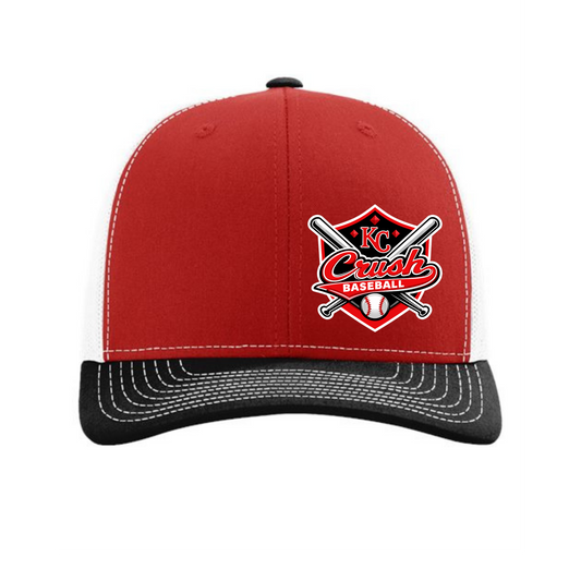 KC Crush Logo on Richardson - Snapback Trucker Cap - 112