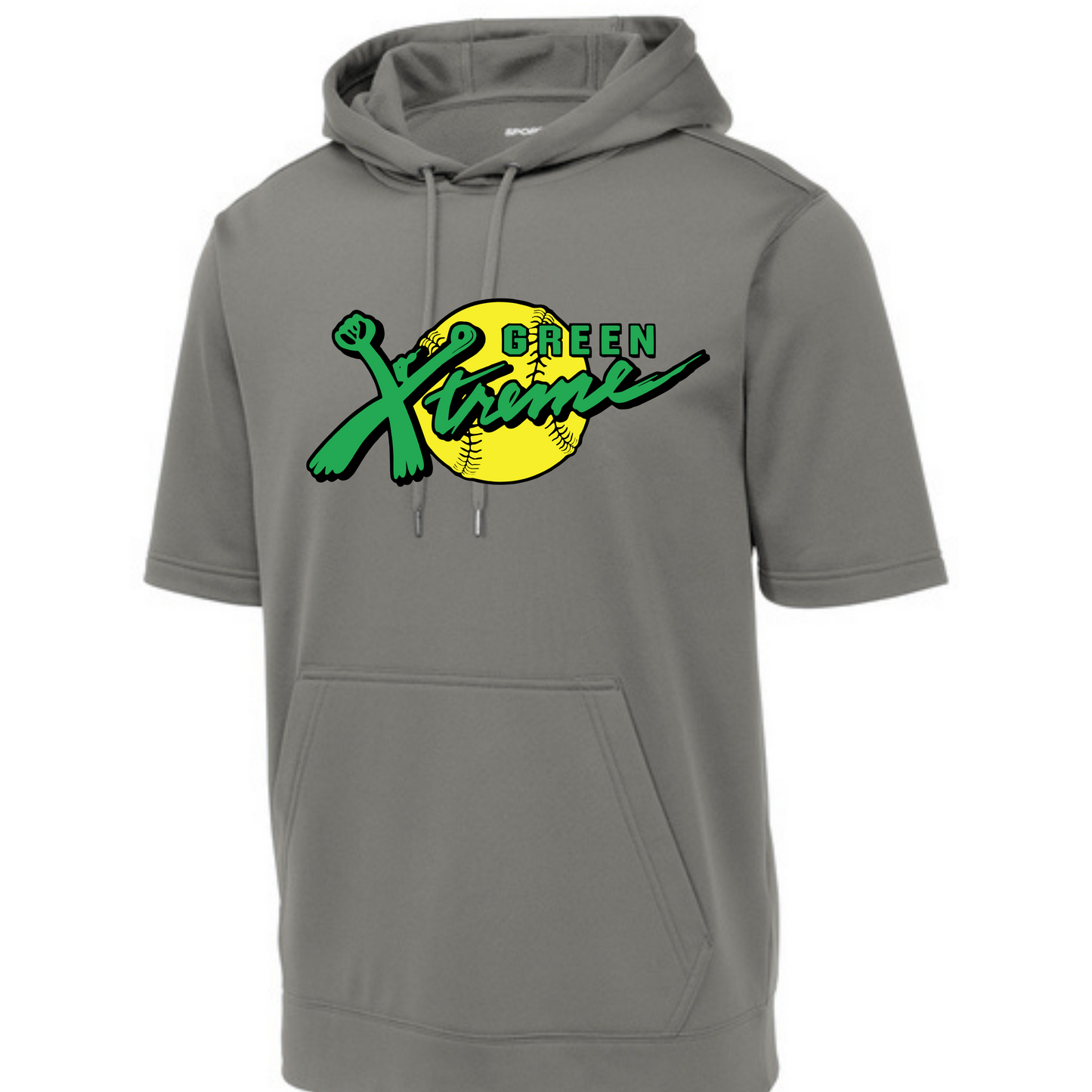 Green Xtreme- Gray Short Sleeve Hoodie- Several Styles to Choose From!