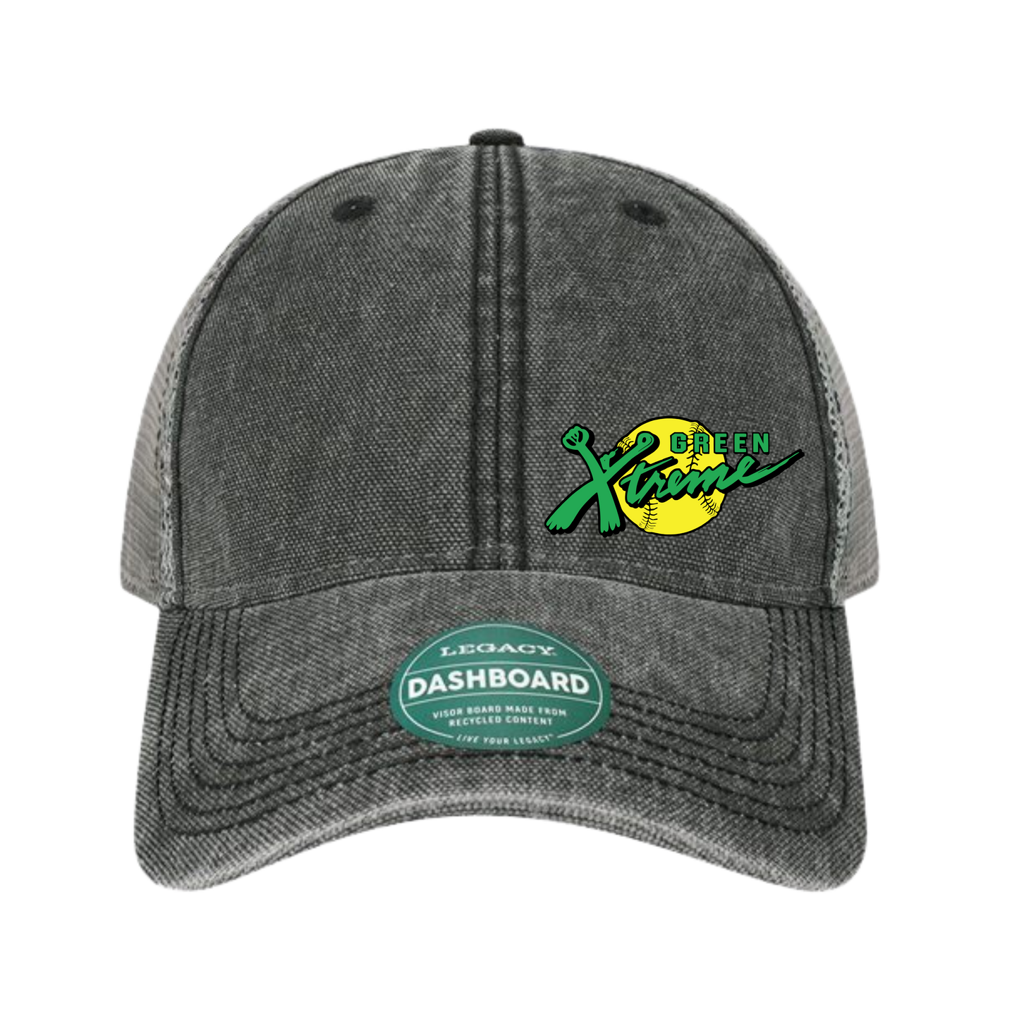 Green Xtreme Logo on Black - Legacy Unstructured