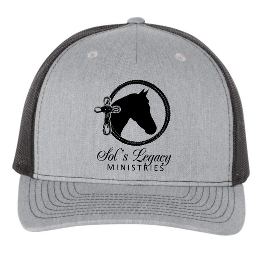 Sol's Legacy Logo on Richardson 112- Heather Gray- Five Panel