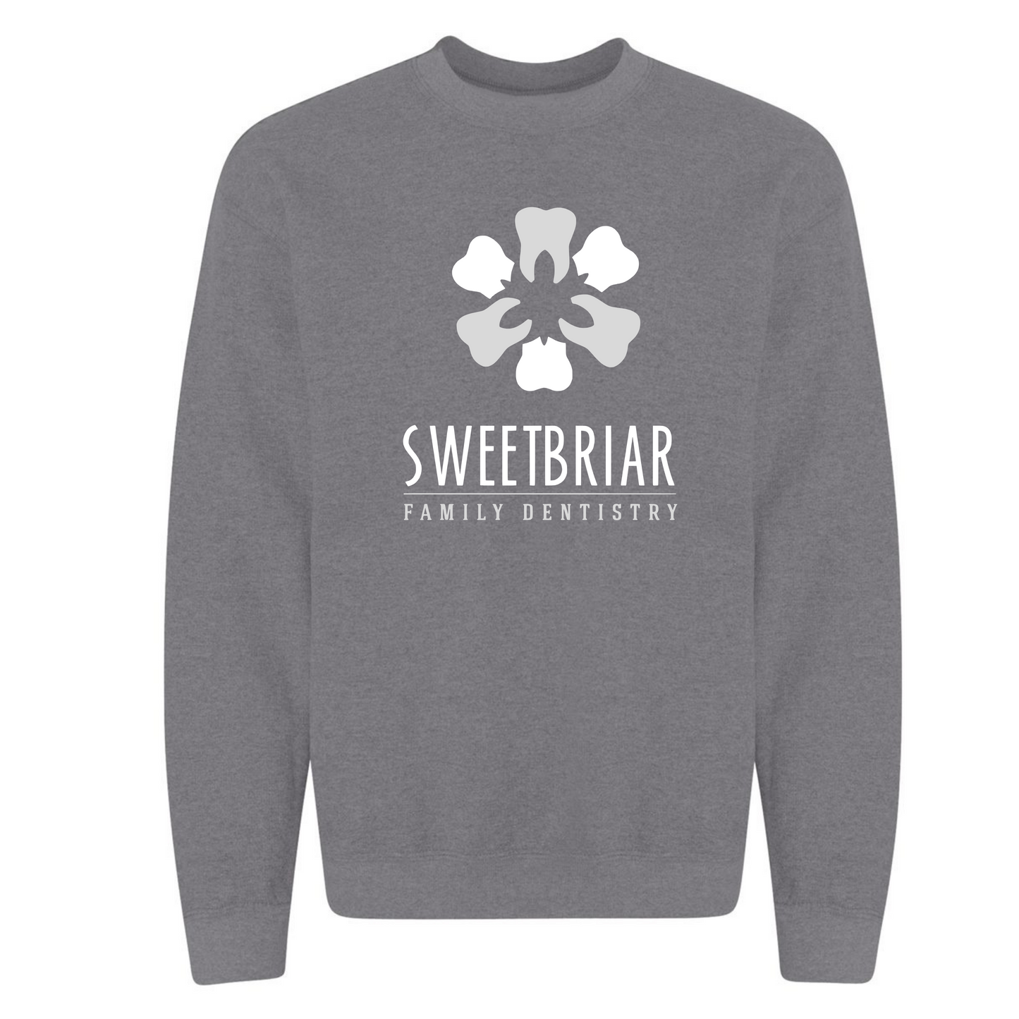 Sweetbriar Family Dentistry- White & Light Gray Print- You pick the style and color of the top!