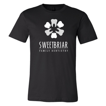 Sweetbriar Family Dentistry- White & Light Gray Print- You pick the style and color of the top!