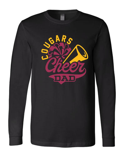 R/W - Cheer Dad on Black - Several Styles to Choose From!