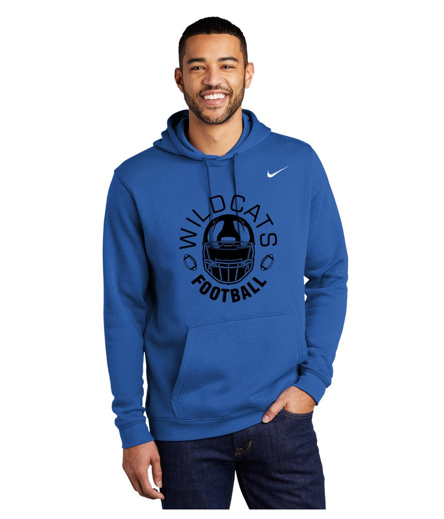 Galva Wildcats Football - Nike Club Fleece Pullover Hoodie