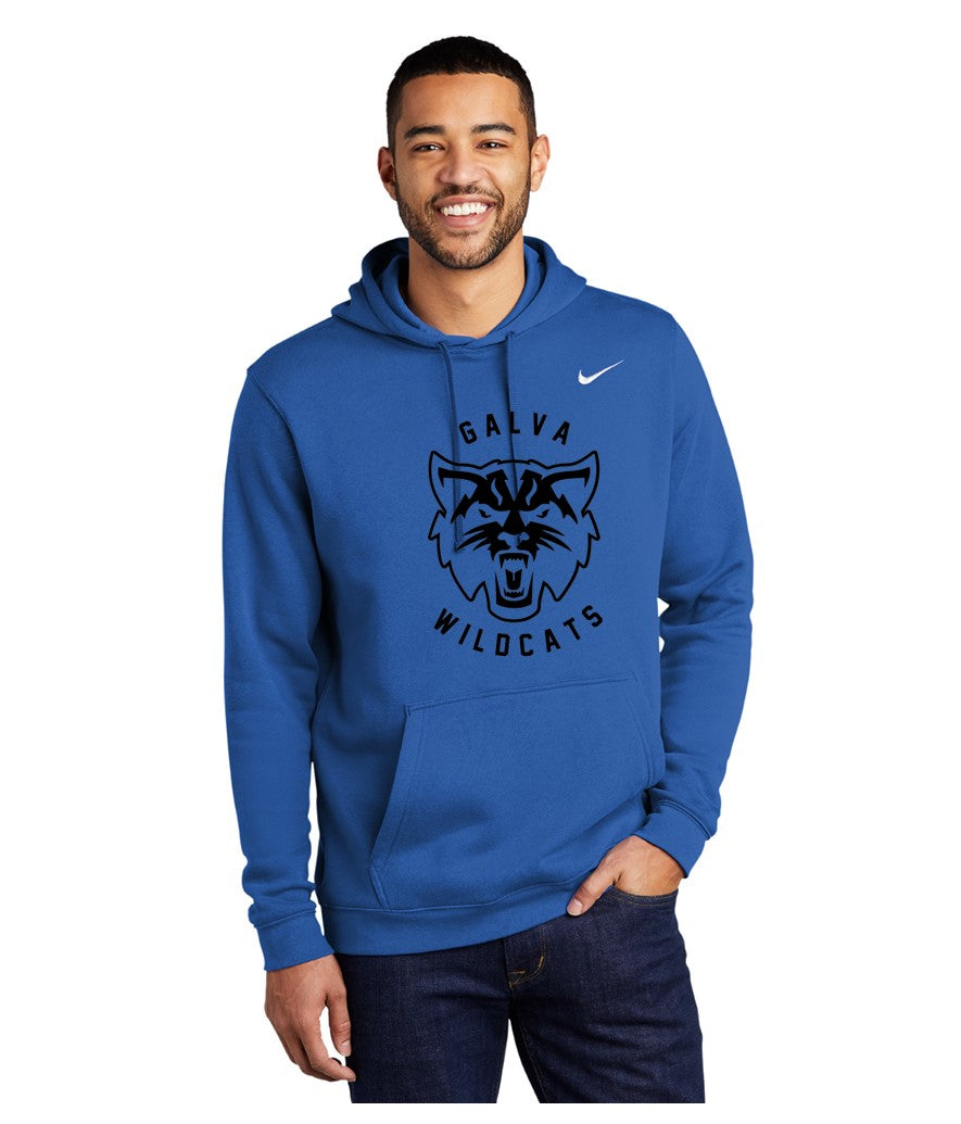 Galva Wildcats Football - Nike Club Fleece Pullover Hoodie