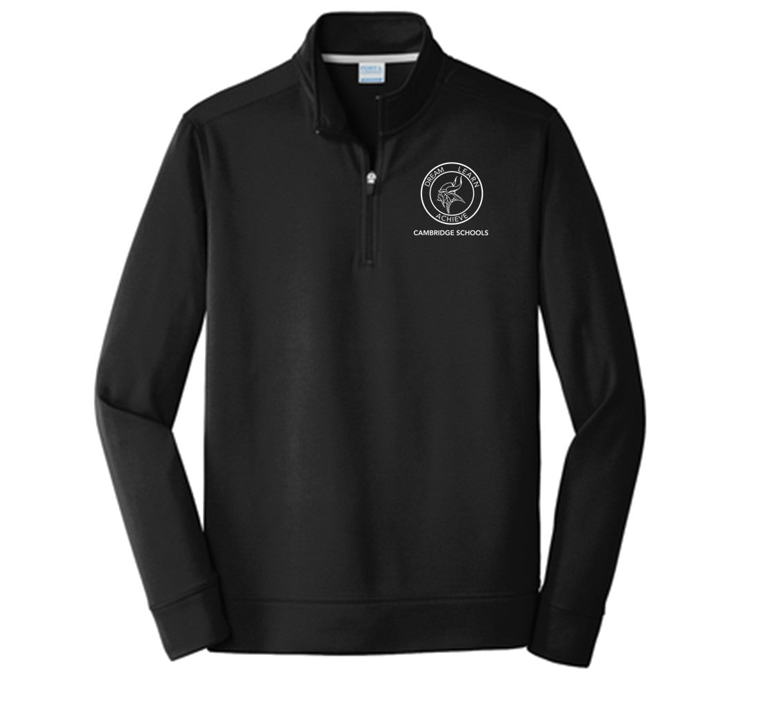 Cambridge - (Dream - Learn - Achieve) - Port & Company - Performance Fleece 1/4 -Zip Pullover - 3 Designs to Choose From!