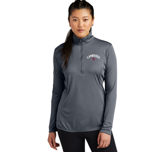 Cambridge - Ladies Sport-Tek PosiCharge Competitor - 1/4-Zip Pullover - 2 Designs to Choose From!