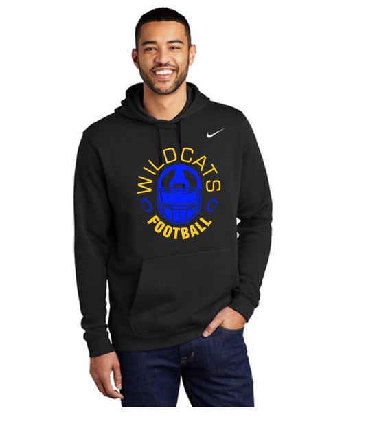 Galva Wildcats Football - Nike Club Fleece Pullover Hoodie