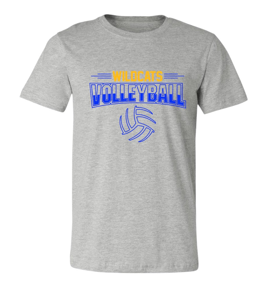 Galva Wildcats Volleyball on Grey - Several Styles to Choose From!