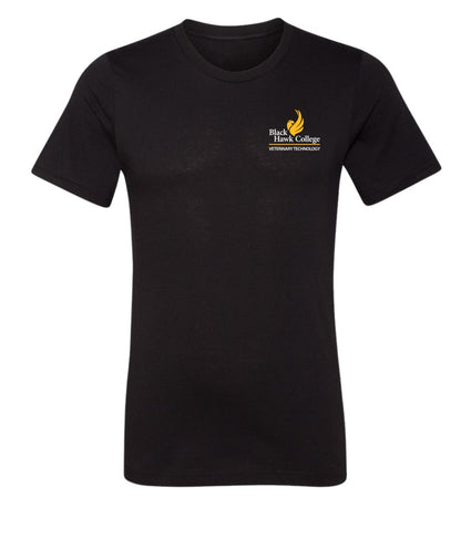 Black Hawk Veterinary Technology - Pocket logo on Black - Several Styles to Choose From!