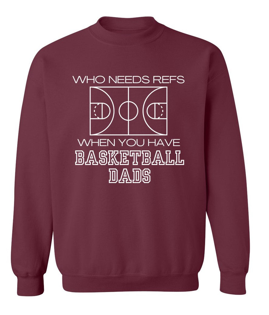 Dad Ref in white on Maroon- Several Styles to Choose From!