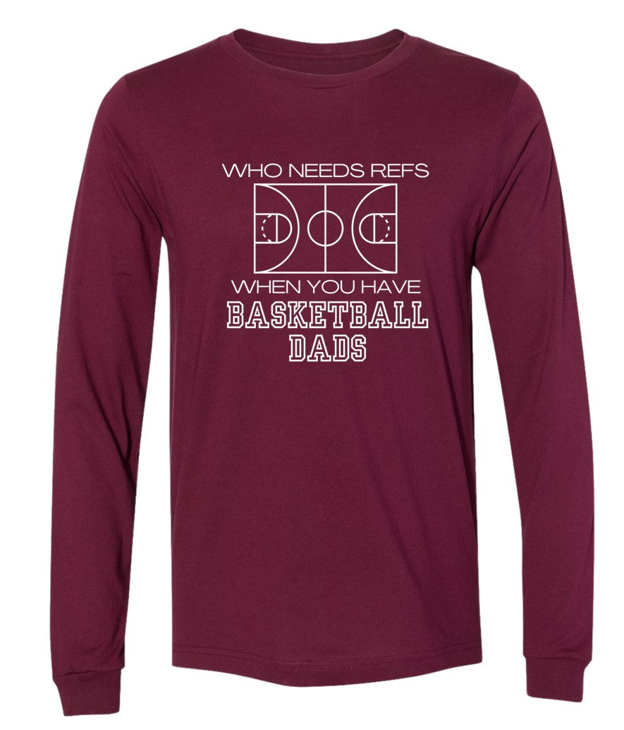 Dad Ref in white on Maroon- Several Styles to Choose From!