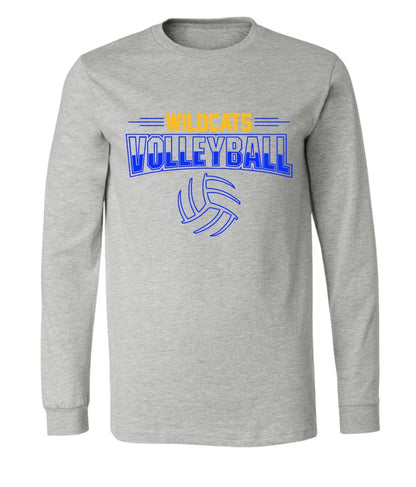 Galva Wildcats Volleyball on Grey - Several Styles to Choose From!