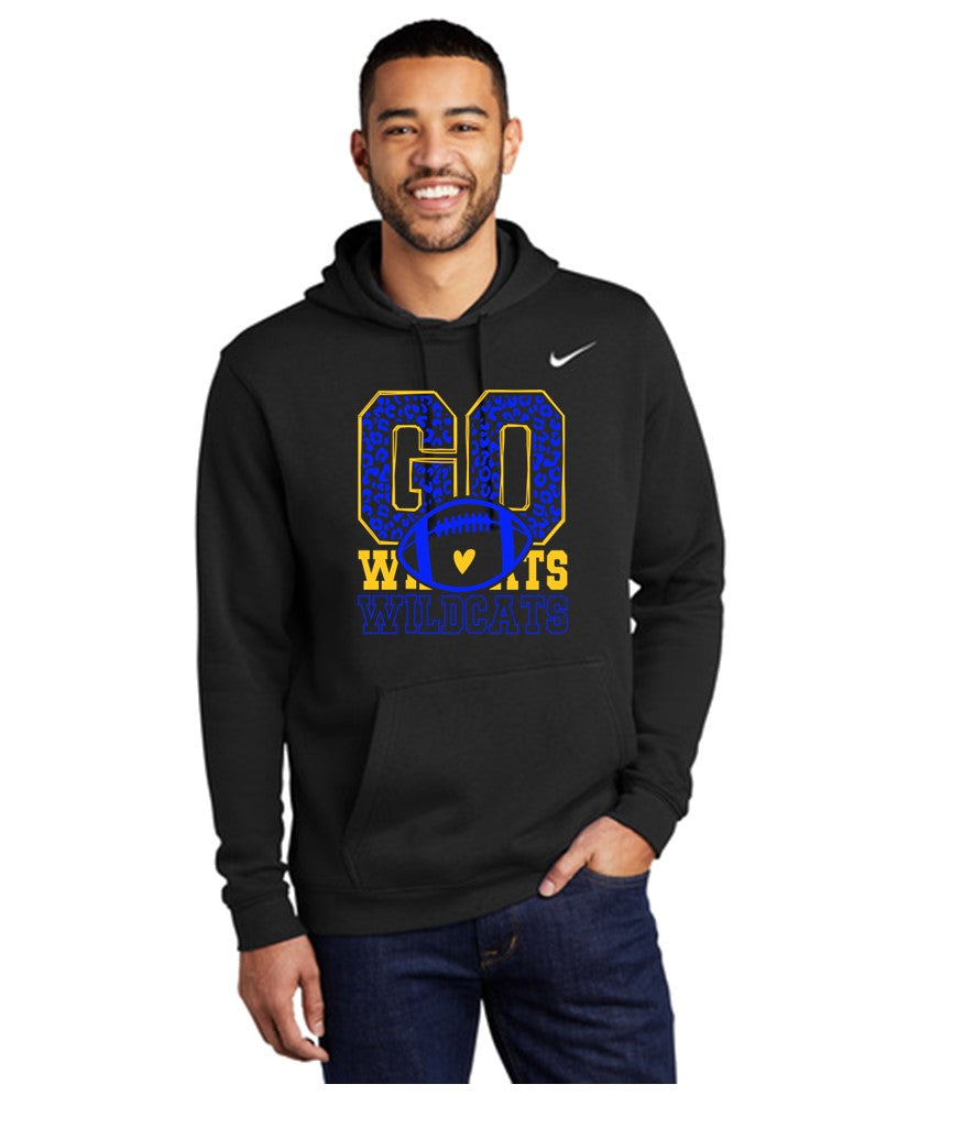 Galva Wildcats Football - Nike Club Fleece Pullover Hoodie